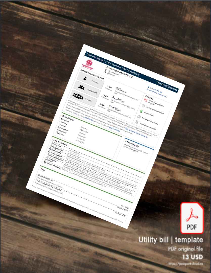 Utility bill | Albanian Power | Albania